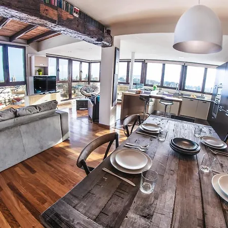דירה Malagaflat Design Loft Views *